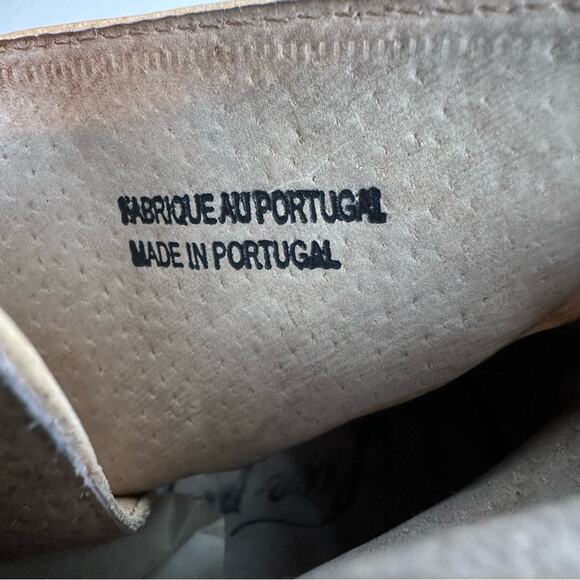 FREE PEOPLE Belleville Ankle Boots Distressed Beige Size 41 EU / 10 US - Picture 14 of 16